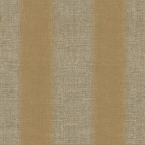 Papel pintado vinílico tela Lino rayas marrón