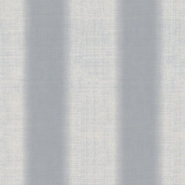Papel pintado vinílico textura imitación Lino rayas azules