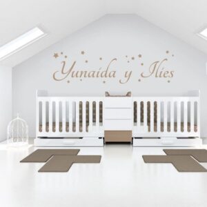 Vinilo nombres Yunaida y Ilies