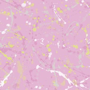 Papeles pintados de Efecto manchas de pintura salpicada fucsia