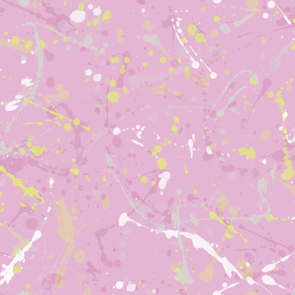 Papeles pintados de Efecto manchas de pintura salpicada fucsia