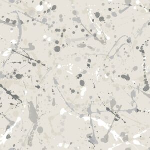 Papeles pintados de Efecto manchas de pintura salpicada tonos grises