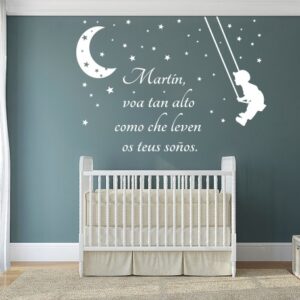 Vinilos Columpio niño