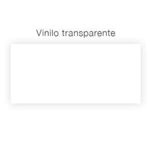 Pieza Vinilo Liso Transparente