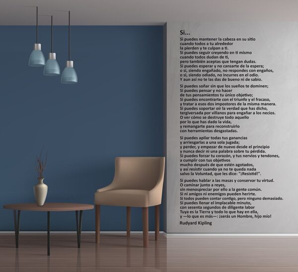 2890 Vinilo Poema If de Kipling