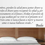 Vinilos frase Buda