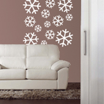 Vinilos Nieve Navidad