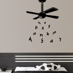 Ventilador letras