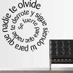 Texto espiral personalizado