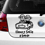 Nombres para coche: Dos chicas