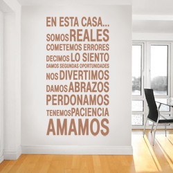 Vinilos "En esta casa..."