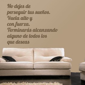 854 Vinilos texto Sueños